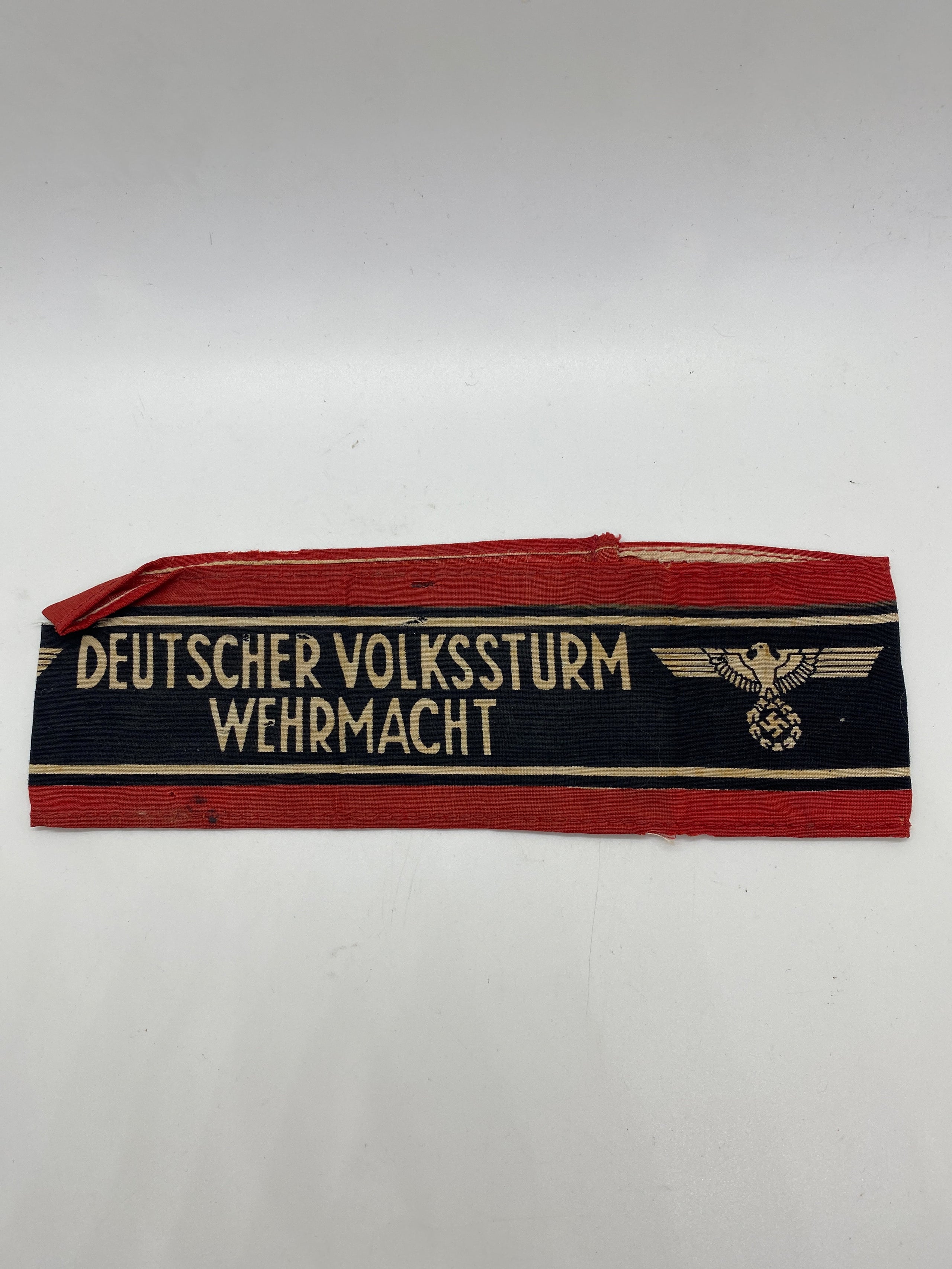 WW2 German Deutscher Volkssturm Wehrmacht Armband Origins Militaria